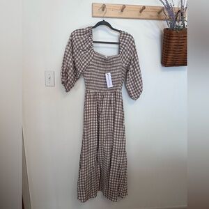 Universal Thread Plaid Long Sleeve Dress